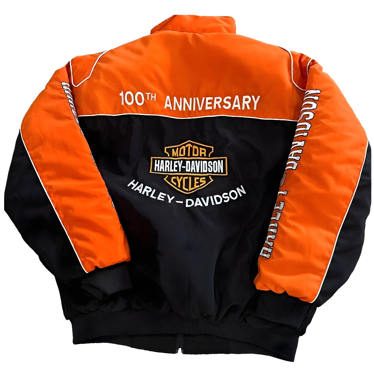 Harley-Davidson Vintage Yarış Ceketi - Turuncu Serisi