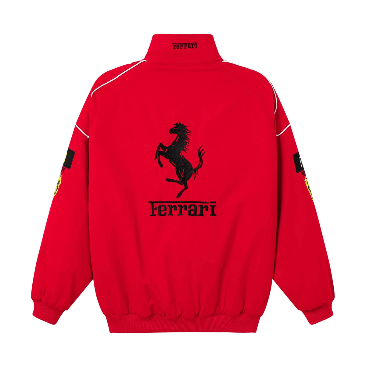 Ferrari F1 Vintage Yarış Ceketi - Kırmızı