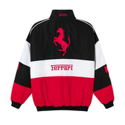 Ferrari F1 Vintage Yarış Ceketi - Beyaz