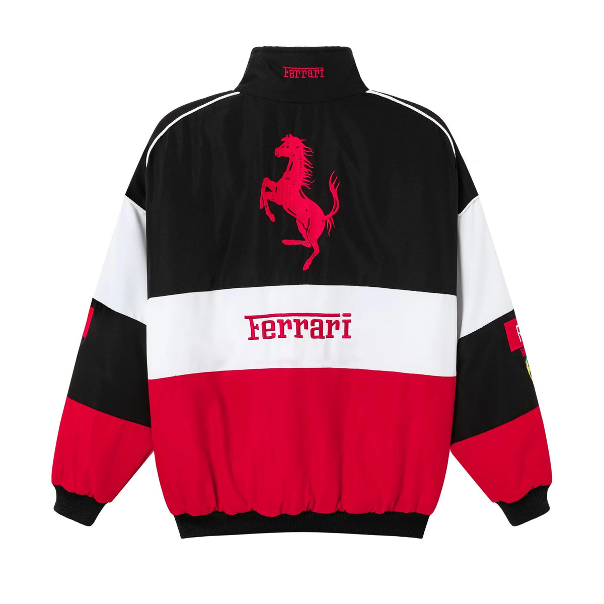 Ferrari F1 Vintage Yarış Ceketi - Beyaz