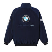 Vintage Mavi BMW Yarış Ceketi