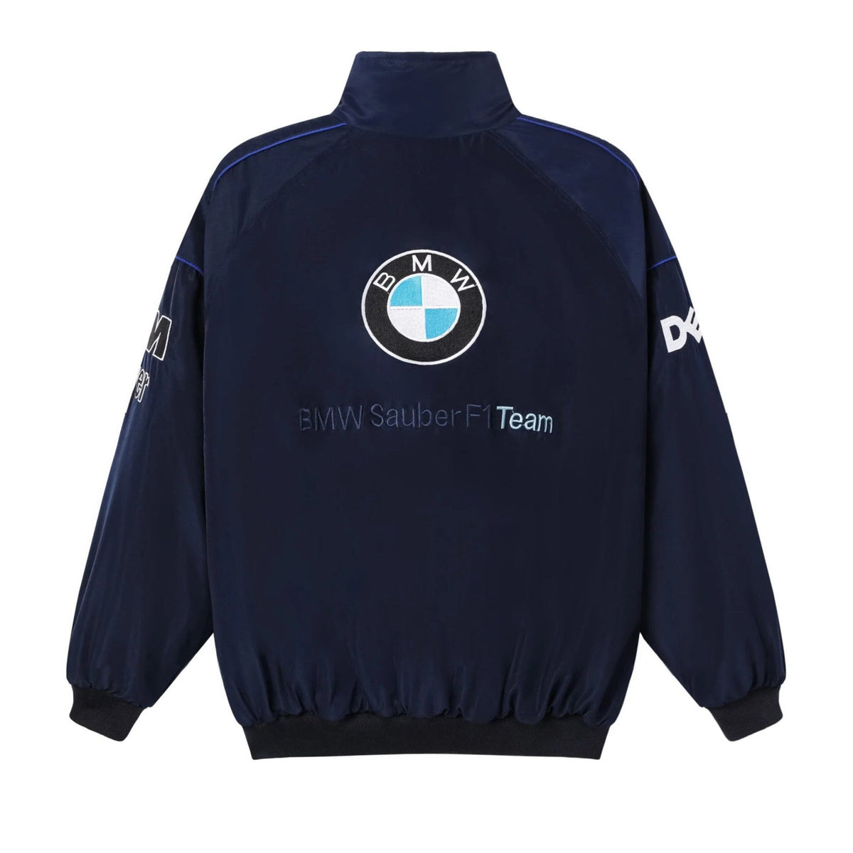 Vintage Mavi BMW Yarış Ceketi