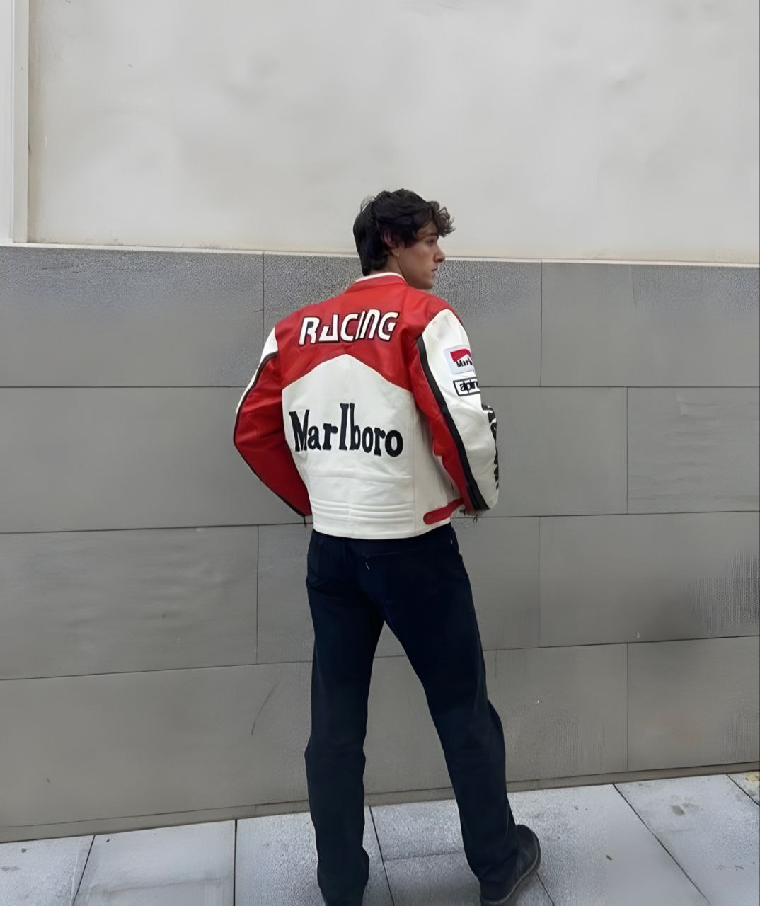 Marlboro Yarış Deri Ceketi - CLASSIC