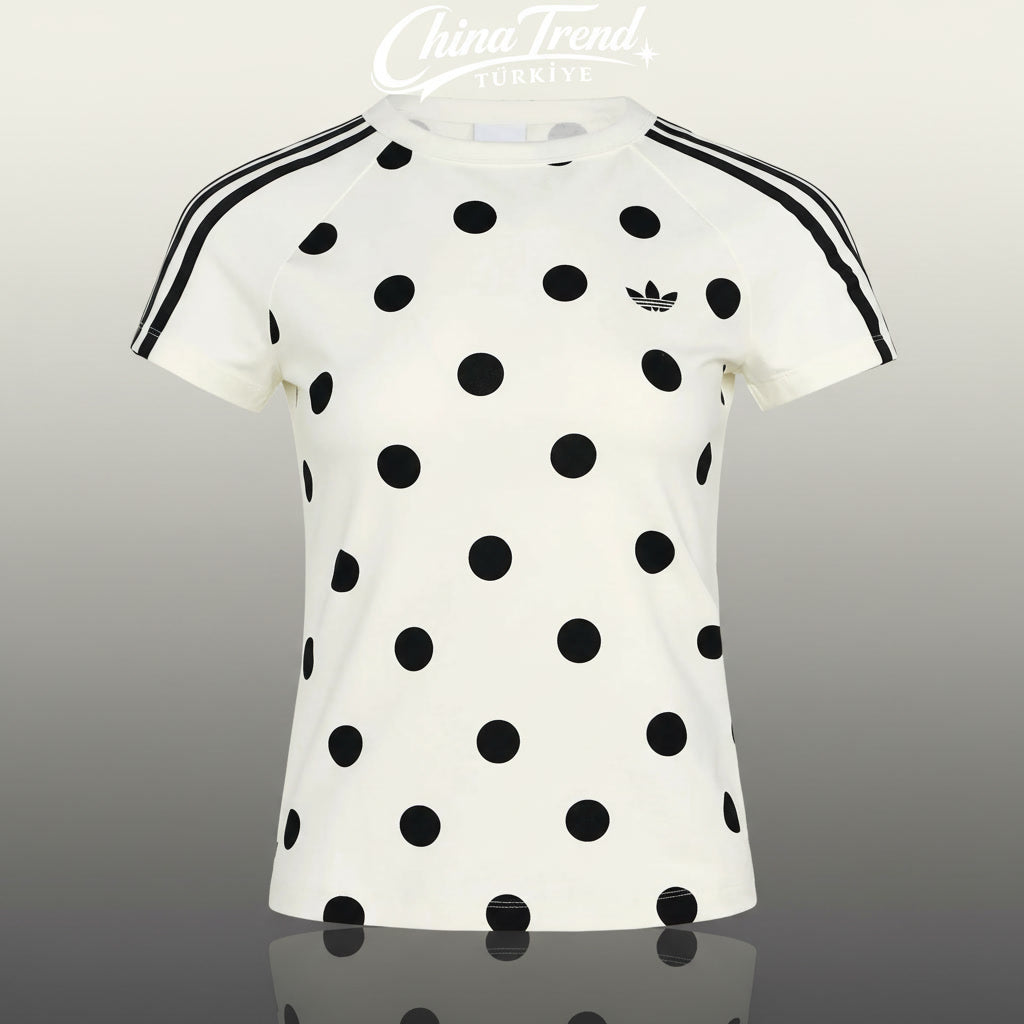 SLIM FIT CALI T-SHIRT - BEYAZ
