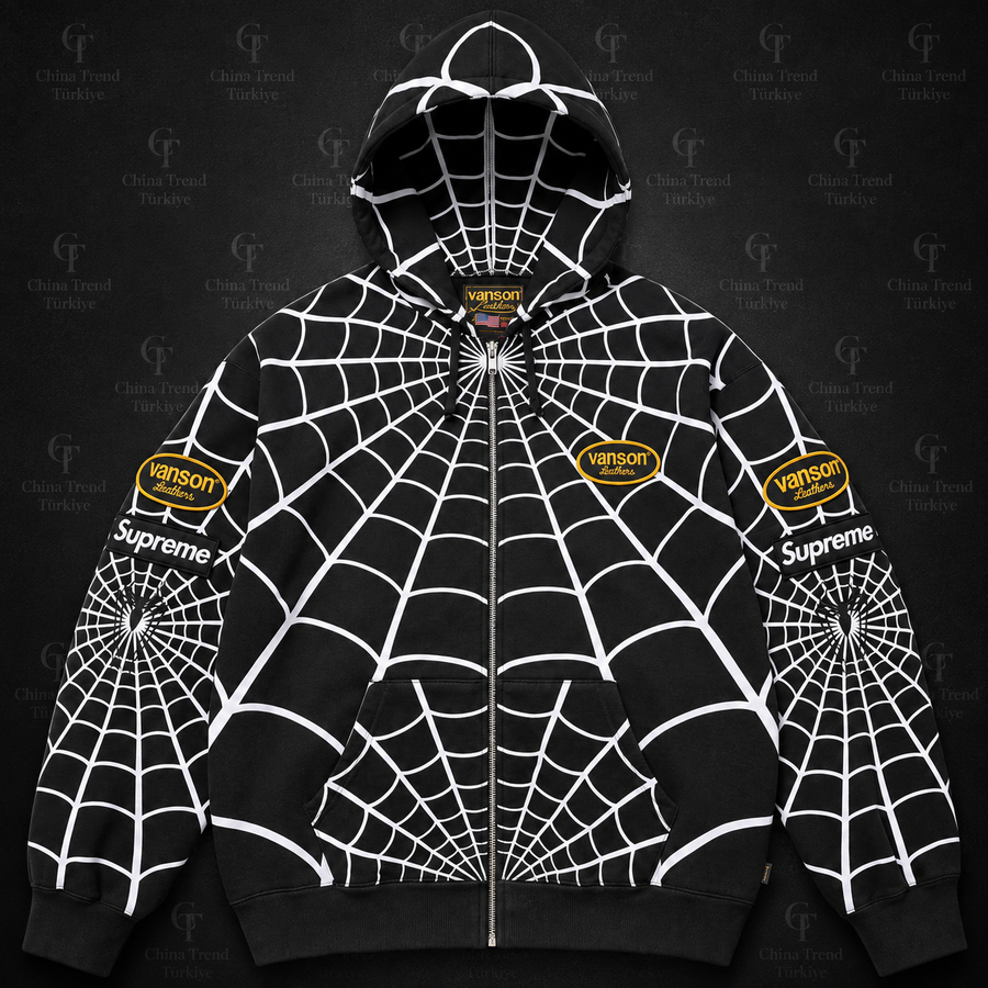 SUPREME X VANSON X SPIDERMAN - BLACK