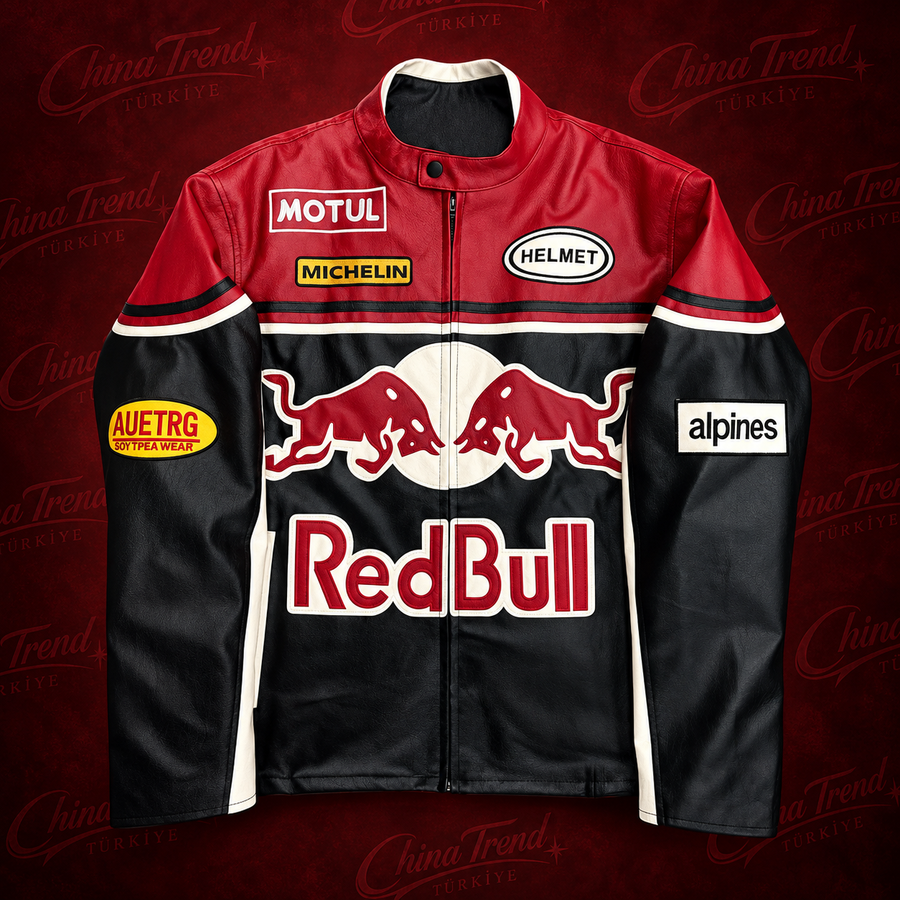 Red Bull F1 Deri Ceketi