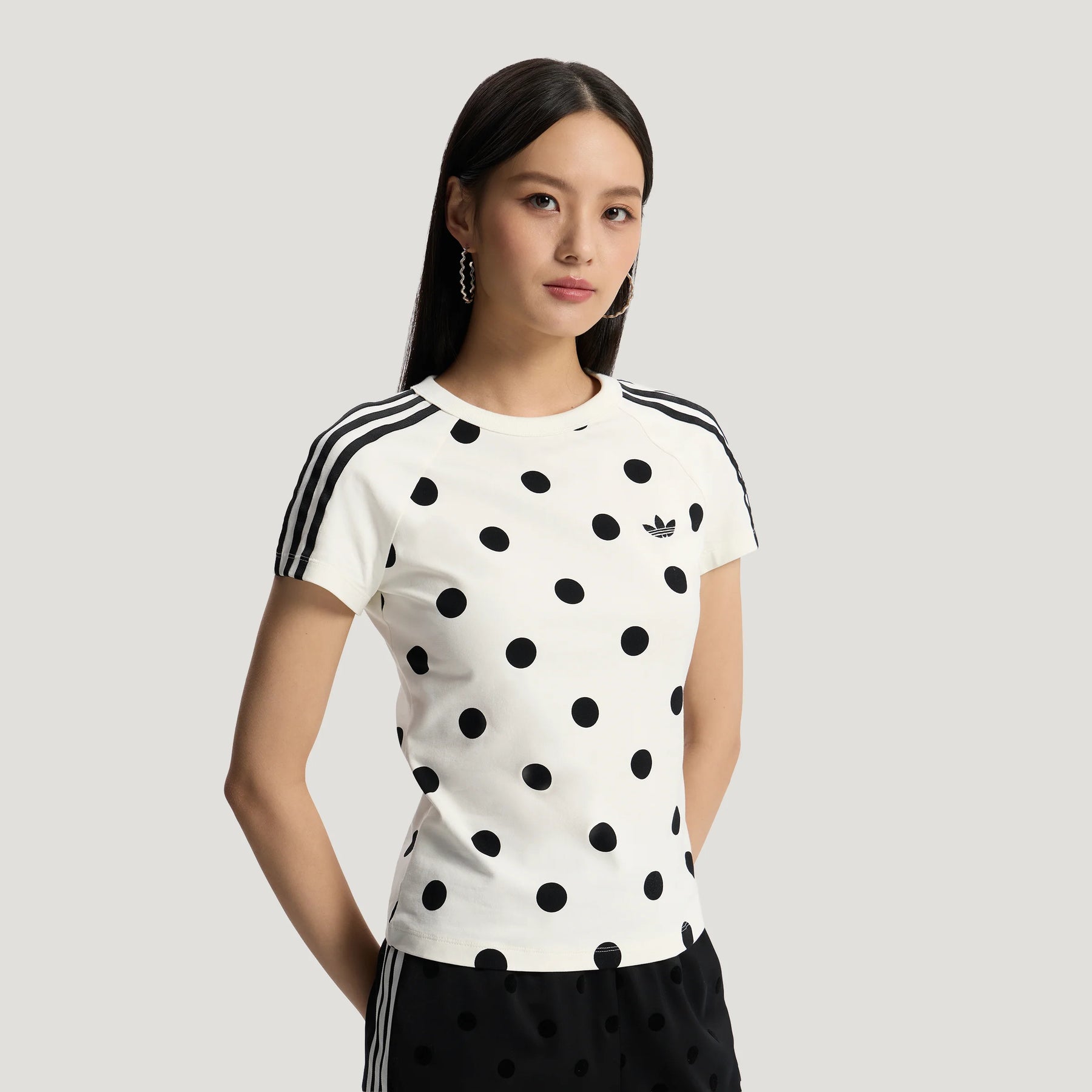 SLIM FIT CALI T-SHIRT - BEYAZ