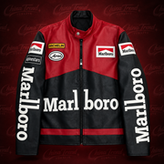 Marlboro Yarış Deri Ceketi - RED